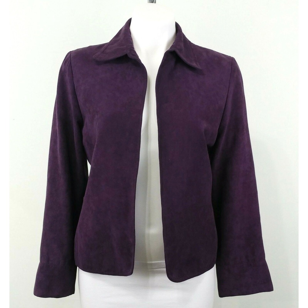 Jessica Howard Women Blazer, Size‎ 10 Petite, purple, polyester